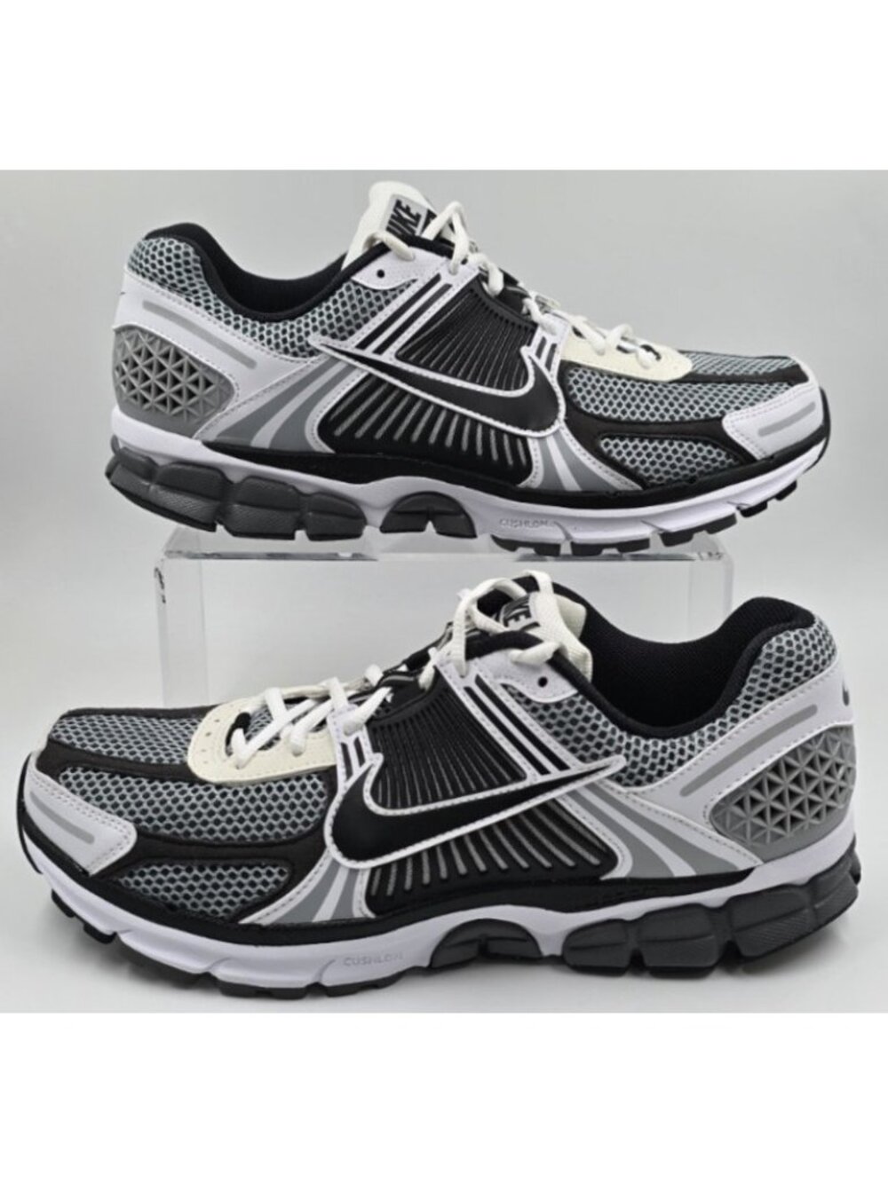Nike Zoom CI1694-001 Vomero 5 Gray/White/Black Running Walking Shoes Men's 10.5